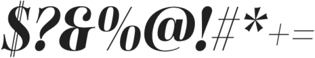 Sociato Cond Black Italic otf (900) Font OTHER CHARS