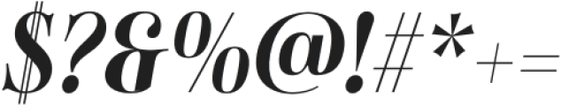 Sociato Cond ExBold Italic otf (700) Font OTHER CHARS