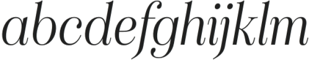 Sociato Cond Light Italic otf (300) Font LOWERCASE