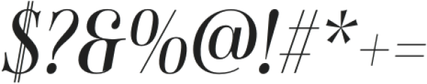 Sociato Cond Medium Italic otf (500) Font OTHER CHARS