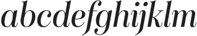 Sociato Cond Medium Italic otf (500) Font LOWERCASE