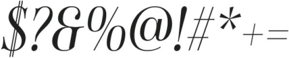 Sociato Cond Regular Italic otf (400) Font OTHER CHARS