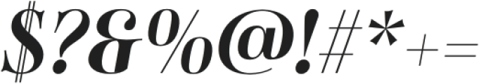 Sociato Ext ExBold Italic otf (700) Font OTHER CHARS