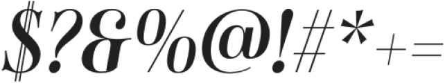 Sociato Norm Demi Italic otf (400) Font OTHER CHARS