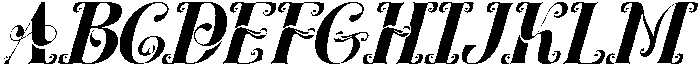 Societies Confront Italic otf (400) Font UPPERCASE