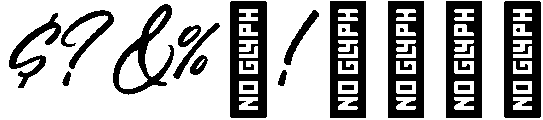 Society otf (400) Font OTHER CHARS