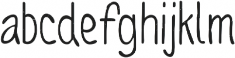 Sofia Rough Script Regular otf (400) Font LOWERCASE