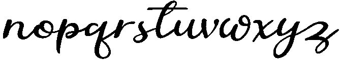 Sofia otf (400) Font LOWERCASE