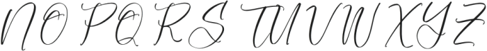 Sofiah Grycelin Italic otf (400) Font UPPERCASE