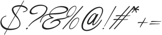 Sofila Script Regular otf (400) Font OTHER CHARS