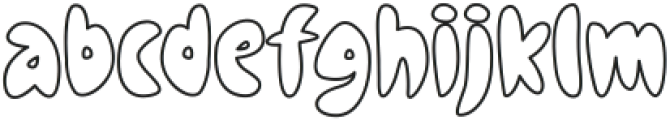 Soft Drink Outline ttf (400) Font LOWERCASE