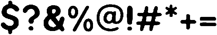 Soft Rounded Regular otf (400) Font OTHER CHARS