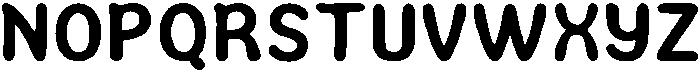 Soft Rounded Regular otf (400) Font UPPERCASE