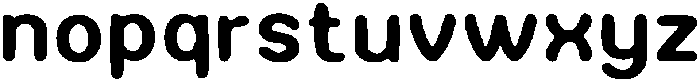 Soft Rounded Regular otf (400) Font LOWERCASE