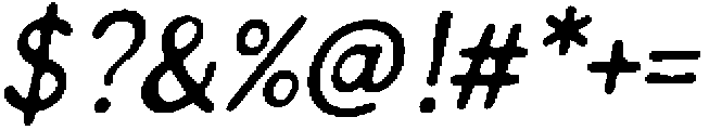 Soft Whim Regular otf (400) Font OTHER CHARS