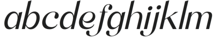 SoftAura-Italic otf (400) Font LOWERCASE
