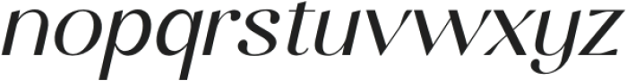 SoftAura-Italic otf (400) Font LOWERCASE