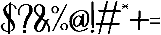 Softaline otf (400) Font OTHER CHARS