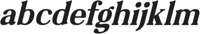 Softers Italic otf (400) Font LOWERCASE