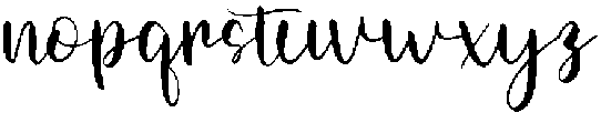 Softly Regular otf (400) Font LOWERCASE