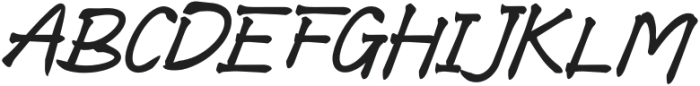 Soghone Regular otf (400) Font UPPERCASE