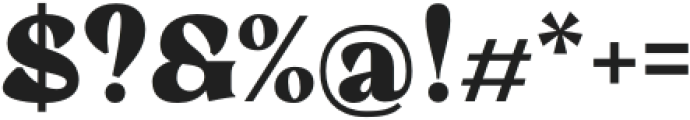 Soigka Display Extra Bold otf (700) Font OTHER CHARS