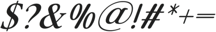 Sojourn-Italic otf (400) Font OTHER CHARS
