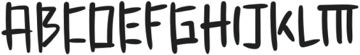 Sokcho Regular otf (400) Font UPPERCASE