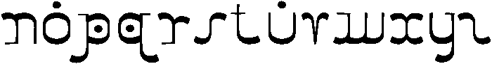 Sol Regular otf (400) Font LOWERCASE