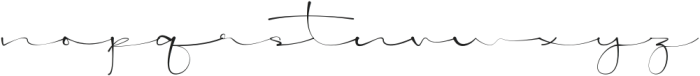Solami Signature otf (400) Font LOWERCASE