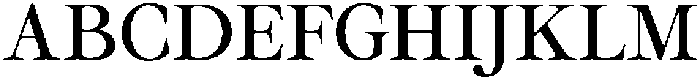 Solance Serif Bold ttf (700) Font UPPERCASE