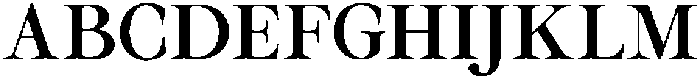 Solance Serif Extra Bold otf (700) Font UPPERCASE