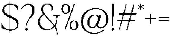 Solance Serif Extra Light ExtraLight otf (200) Font OTHER CHARS