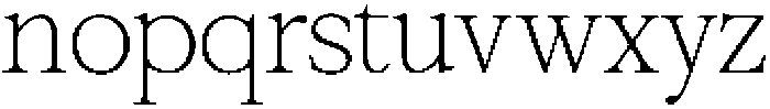 Solance Serif Extra Light ExtraLight otf (200) Font LOWERCASE