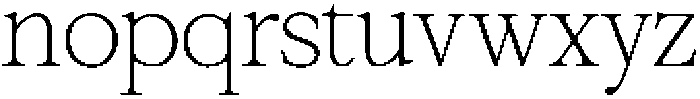 Solance Serif Extra Light ExtraLight ttf (200) Font LOWERCASE