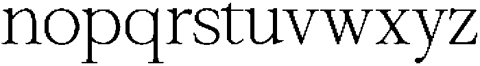 Solance Serif Light otf (300) Font LOWERCASE