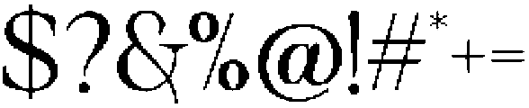 Solance Serif Medium otf (500) Font OTHER CHARS