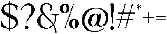 Solance Serif Medium ttf (500) Font OTHER CHARS