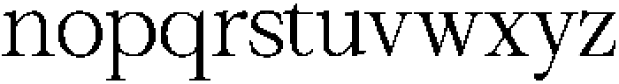 Solance Serif Regular otf (400) Font LOWERCASE