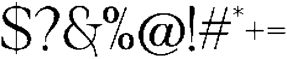 Solance Serif Regular ttf (400) Font OTHER CHARS