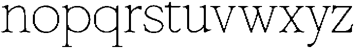 Solance Serif Thin otf (100) Font LOWERCASE