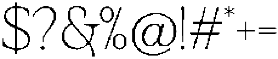 Solance Serif Thin ttf (100) Font OTHER CHARS
