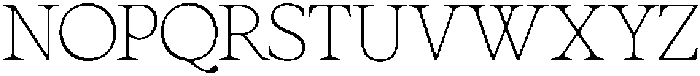 Solance Serif Thin ttf (100) Font UPPERCASE