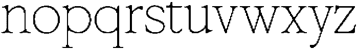 Solance Serif Thin ttf (100) Font LOWERCASE