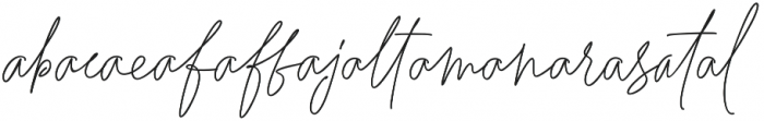 Solange Italic Ligature otf (400) Font UPPERCASE