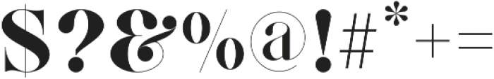 Solar vesta Serif otf (400) Font OTHER CHARS