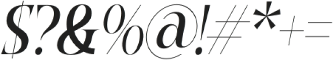 Solarie Halsy Italic otf (400) Font OTHER CHARS