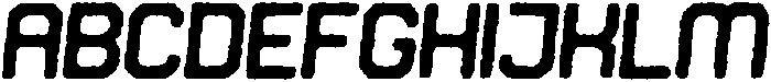 Soldier Circular Old Italic otf (400) Font UPPERCASE