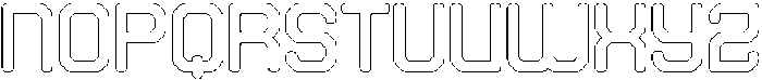 Soldier Circular Outline otf (400) Font LOWERCASE