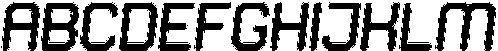 Soldier Circular Rimmed Italic otf (400) Font UPPERCASE
